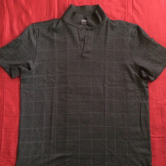 SOLD - Van Heusen Flex Large Gray Polo Gently Used - Picture 5 of 5